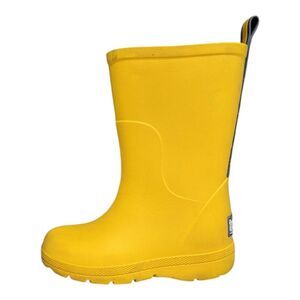 Totes Charley Yellow Rain Boots Rainboots Waterproof Wellies Boy Girl Size 5 6